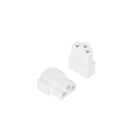 LED 5 Complete Undercabinet In-line connector for end-to-end connections in white