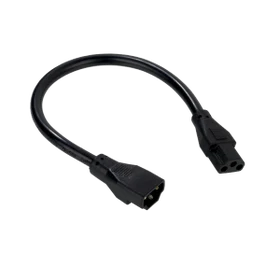 LED 5 Complete Undercabinet Linking Cable 6in in black