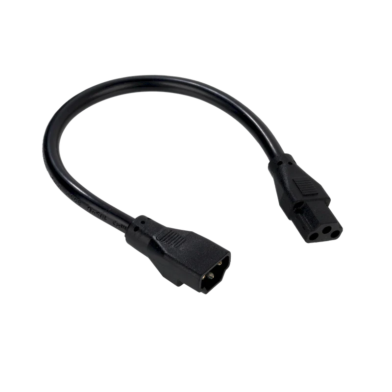 LED 5 Complete Undercabinet Linking Cable 6in in black