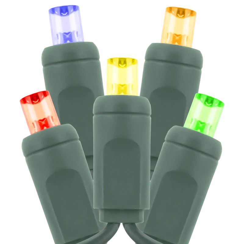 Commercial Coaxial Light String 5MM Multi Color 50/6in