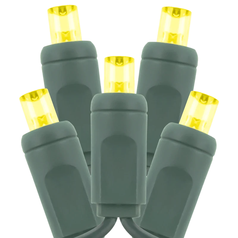 Commercial Coaxial Light String 5MM Yellow 50/6in