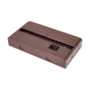 LED 2 & 3 Complete Undercabinet Hardwire box with On/Off rocker switch in dark bronze