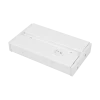 LED 5 Complete Undercabinet Hardwire box with On/Off rocker switch in white