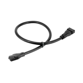 LED 2 & 3 Complete Undercabinet Linking Cable 12in in black