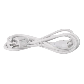 LED 2 & 3 Complete Undercabinet 6ft plug-in power cord in white