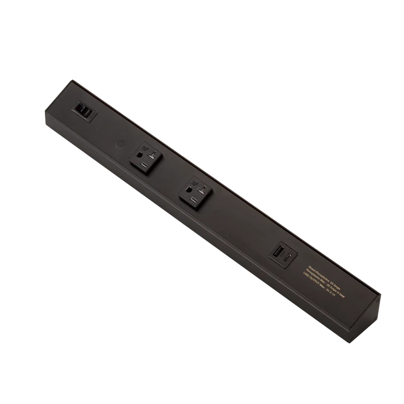 ATOM Power Strip 18in Black Finish