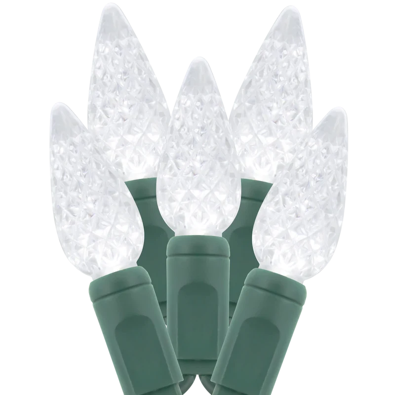 Commercial Coaxial Light String C6 7000K 25/6in