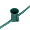 SPT2 C9 Bulb Socket Green, Bag of 100
