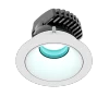 ChromaDMX 4in DMX RGB+TW Downlight, Round Trim, White Finish