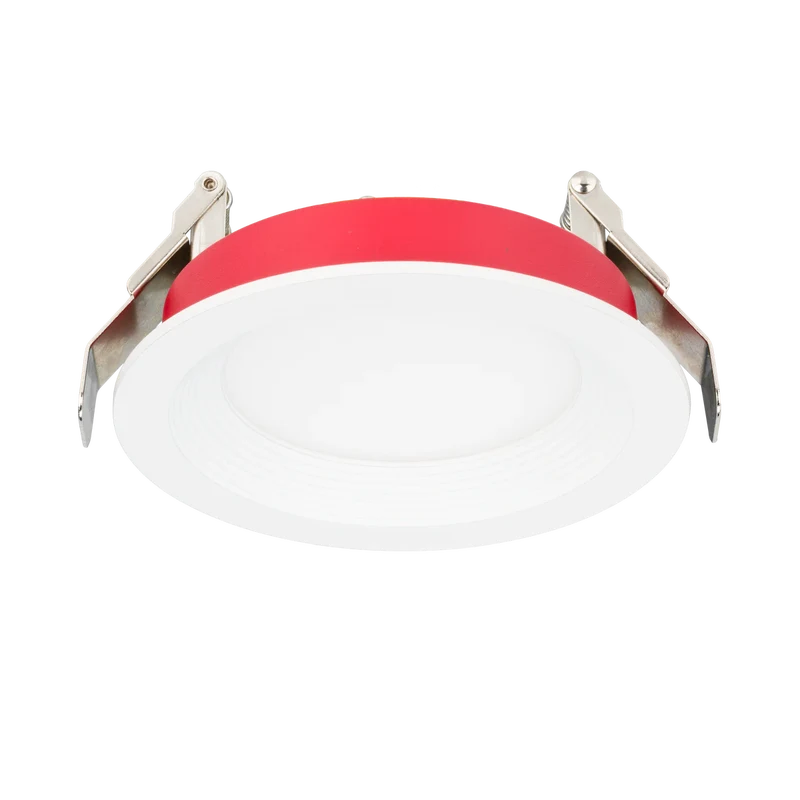4inch Fire Rated Downlight, Slim Baffle, White Finish