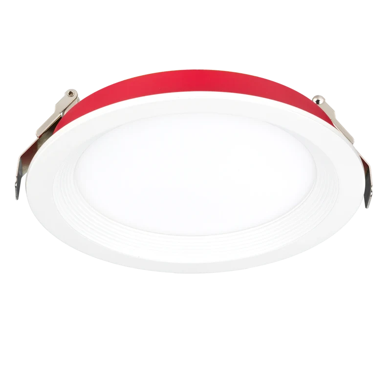 6inch Fire Rated Downlight, Slim Baffle, White Finish