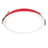 6inch Fire Rated Downlight, Slim Baffle, White Finish