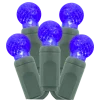 Commercial Coaxial Light String G12 Blue 25/6in
