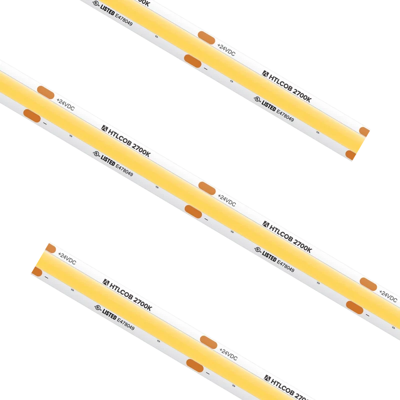 High Output COB Tape Light IP54 2700K 16.4Ft