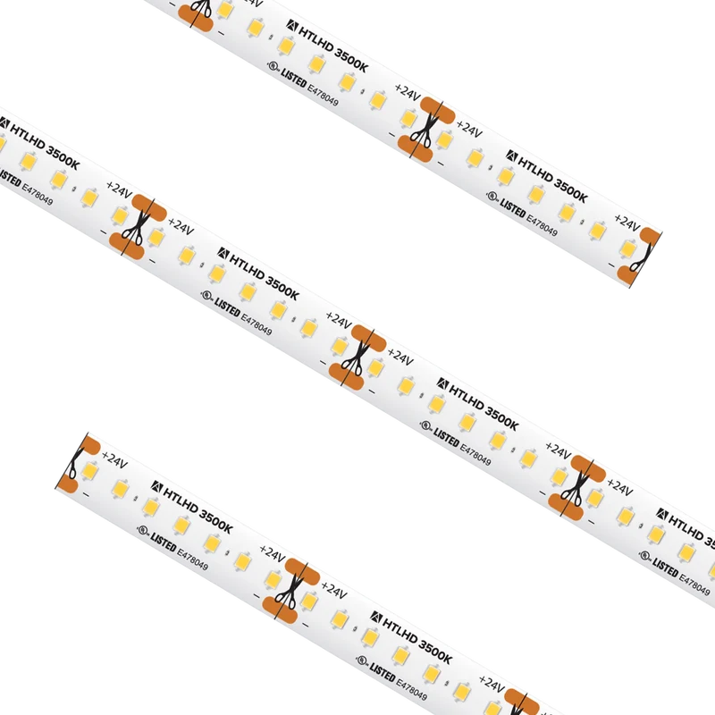 High Output High Density Tape Light IP54 3500K Custom Cut