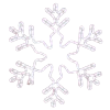 Deluxe Snowflake Cool White 36in
