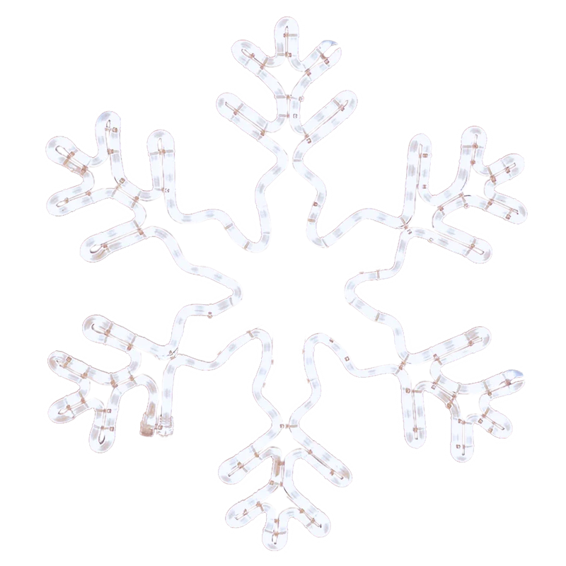 Deluxe Snowflake Cool White 36in