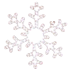 Elegant Snowflake Cool White 36in