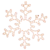 LED Rope Light Snowflake Motifs