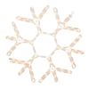 Classic Snowflake Warm White 24in