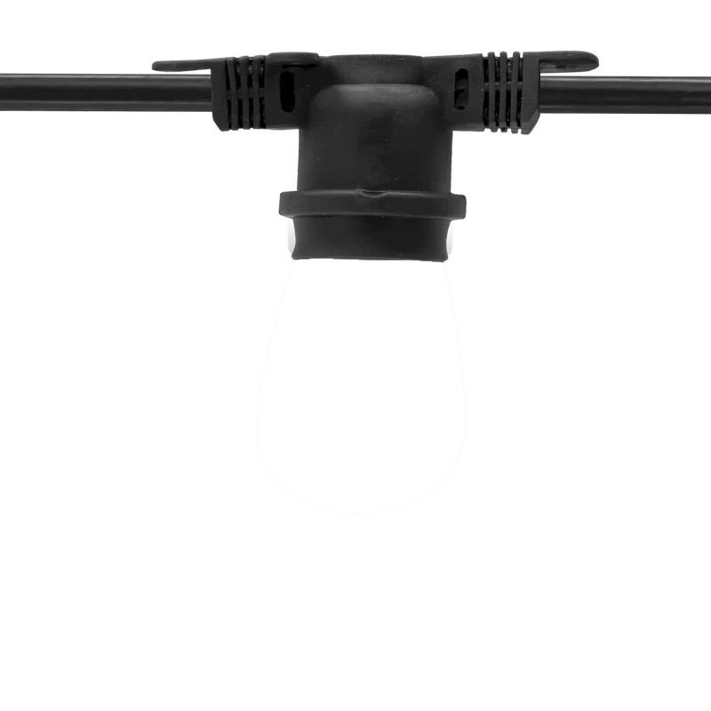 Commercial Light String E26 100ft Reel Black