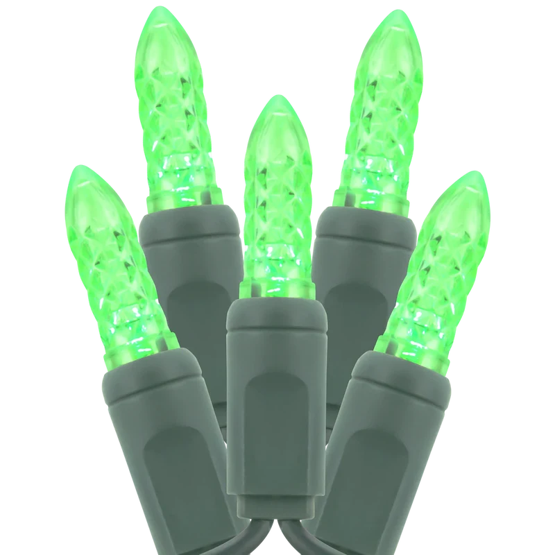 Commercial Coaxial Light String MINI Green 50/6in