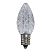 Dimmable C7 Faceted Bulb 6500K Box of 25
