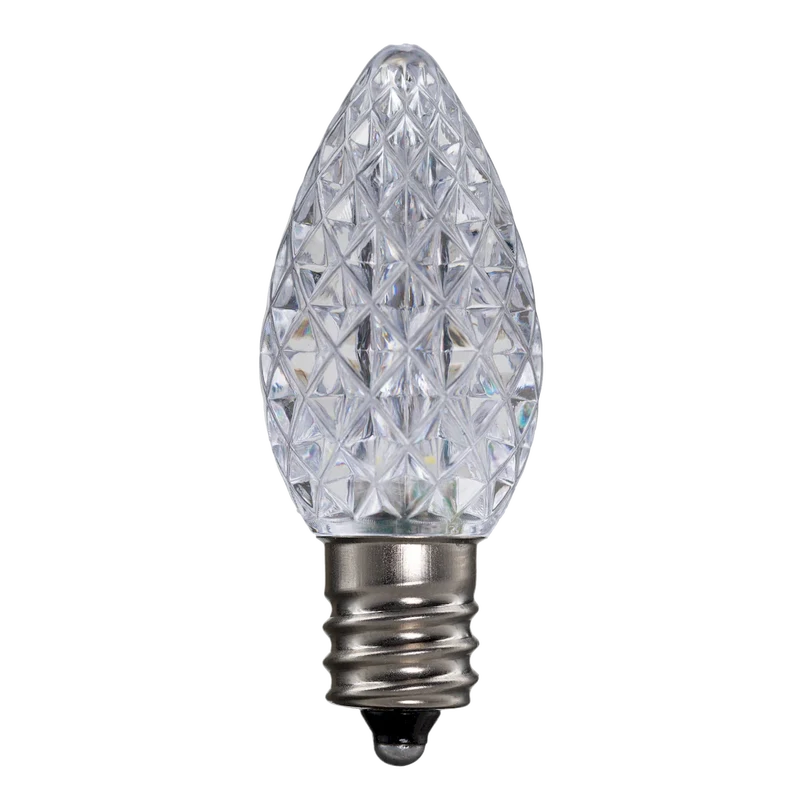 Dimmable C7 Faceted Bulb 6500K Box of 25