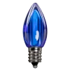 Dimmable C7 Clear Blub Blue Box of 25