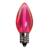 Dimmable C7 Clear Blub Pink Box of 25