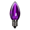 Dimmable C7 Clear Blub Purple Box of 25