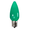 Dimmable C9 Opaque Blub Green Box of 25