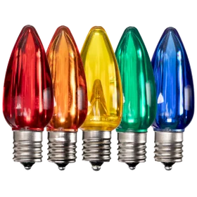 Premium C9 Smooth Transparent Lamps