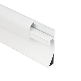 Premium Extrusion: Baseboard 2M, White Finish