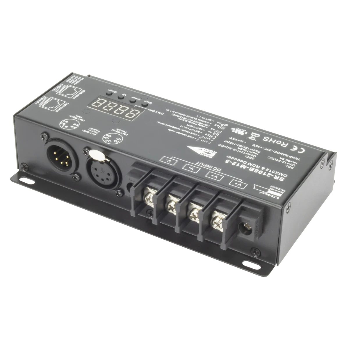 DMX Decoder 12 Channel 3x4CH w RJ45 American Lighting