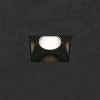 Rhyme Downlight 3in Deep Baffle Square, Black Finish