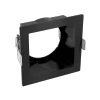 Rhyme Downlight 3in Deep Baffle Square, Black Finish
