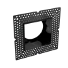 Rhyme Downlight 3in Deep Baffle Square, Black Finish
