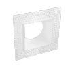 Rhyme Downlight 3in Deep Baffle Square, White Finish