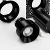 Rhyme Downlight 3in Gimbal Round, Black Finish