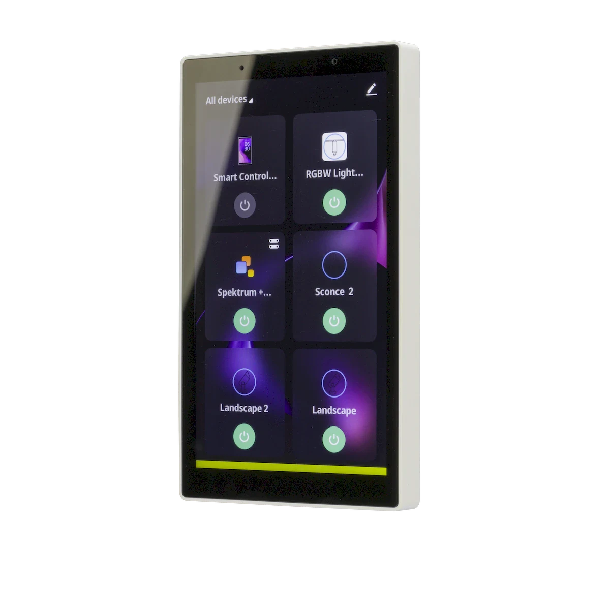 Touch screen light top