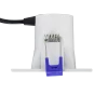 Spektrum+ RGB+TW Regressed 2in Square Downlight, White Finish