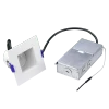 Spektrum+ RGB+TW Regressed 2in Square Downlight, White Finish