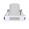 Spektrum+ RGB+TW Regressed 2in Square Downlight, White Finish