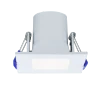 Spektrum+ RGB+TW Regressed 2in Square Downlight, White Finish