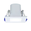 Spektrum+ RGB+TW Regressed 2in Square Downlight, White Finish