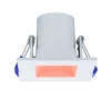 Spektrum+ RGB+TW Regressed 2in Square Downlight, White Finish