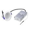 Spektrum+ RGB+TW Regressed 2in Round Downlight, White Finish