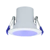 Spektrum+ RGB+TW Regressed 2in Round Downlight, White Finish