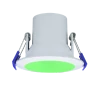 Spektrum+ RGB+TW Regressed 2in Round Downlight, White Finish